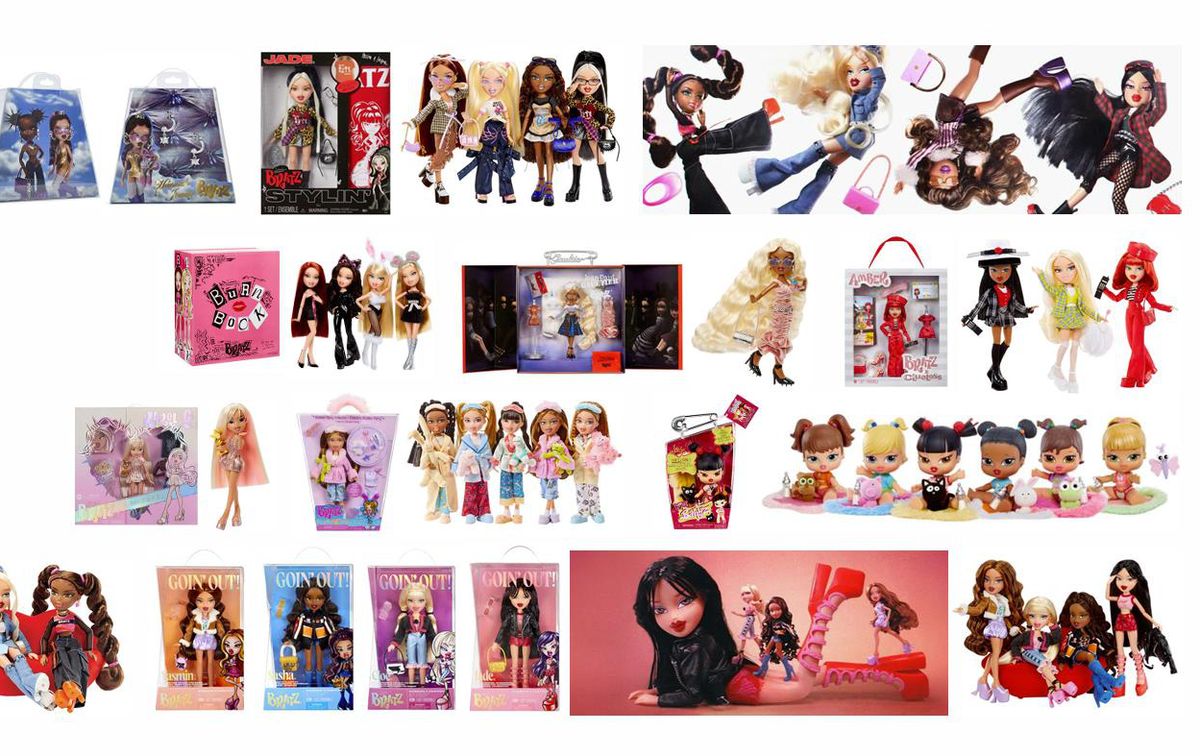 Bratz product family spanning play dolls, collector editions and mini collectibles