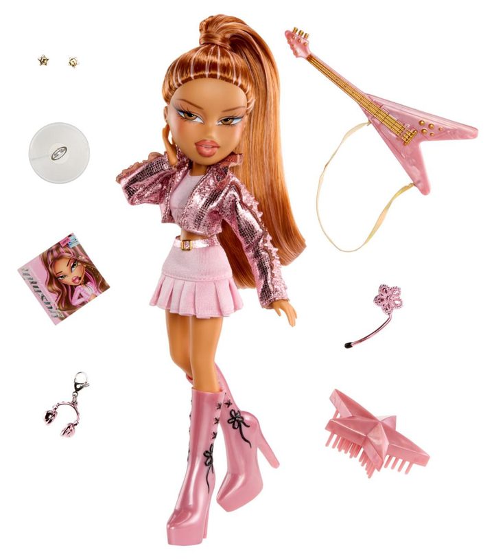 Bratz Pop Starz music doll with guitar, album and stage accessories
