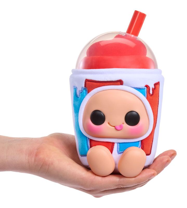 Hyojo ICEE cup-shaped collectible plush held in hand