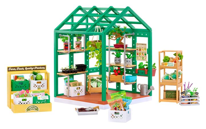 MGA's Miniverse Spaces Starter Pack Greenhouse playset