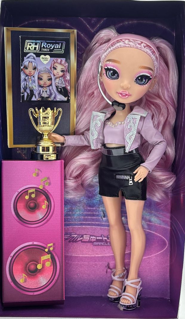 Rainbow High K-Pop Royal Three entry doll in display box